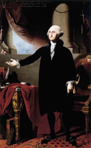 George Washington becomes the first president
