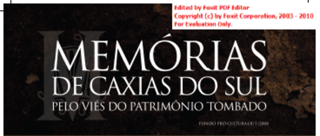 Tombamento da Antiga Cantina Pao e Vinho como patrimônio histórico da cidade