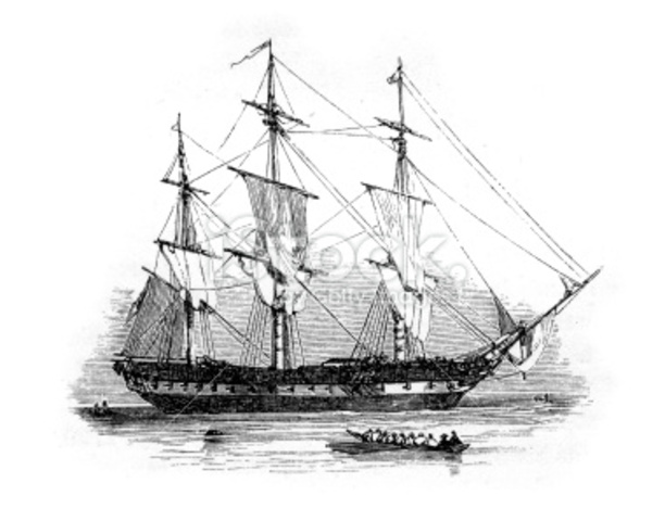 British warship attack