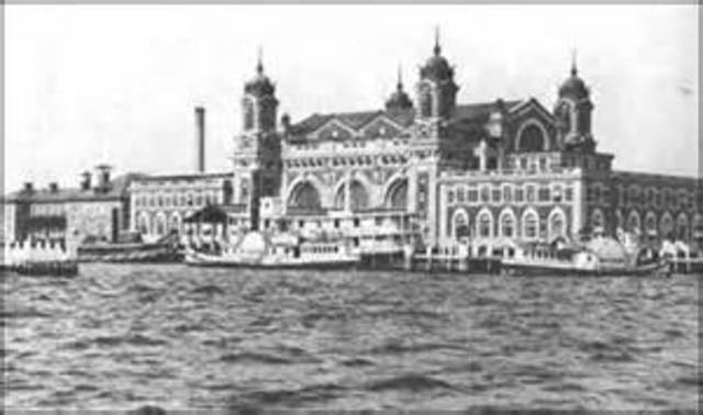 Arriving at Ellis Island