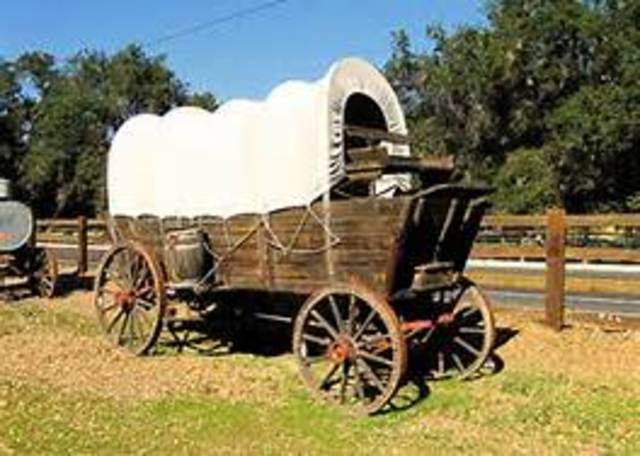 Saving up enough money to go to the west