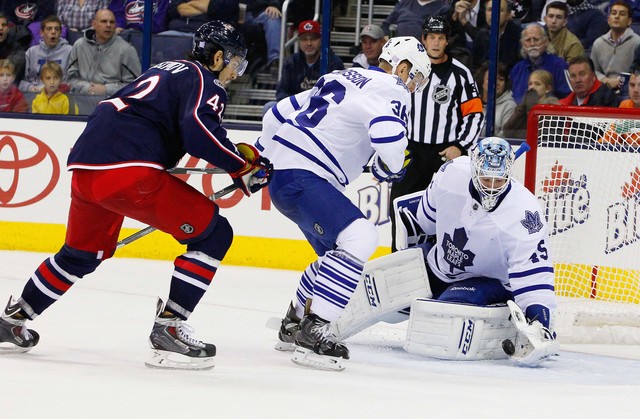 Blue Jackets 5, Leafs 2