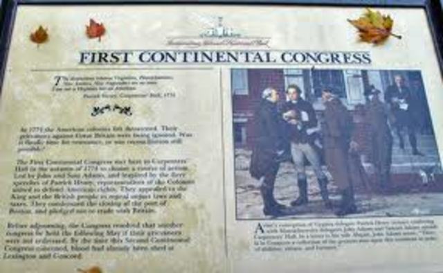 The First Constitional Congress