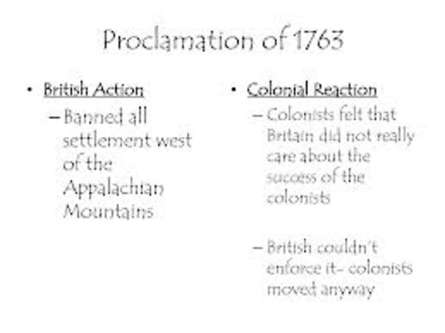 proclamation of 1763