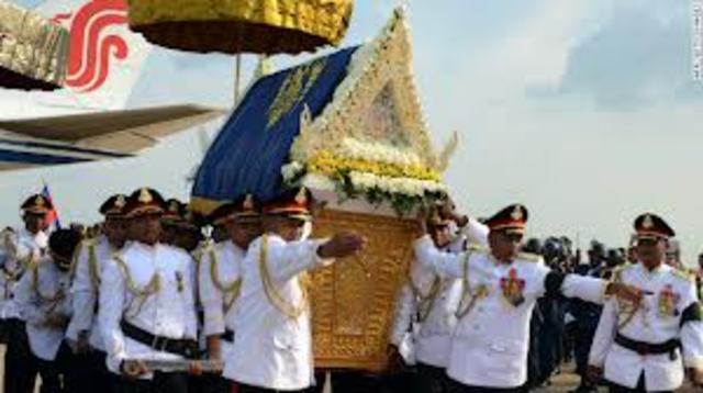 Rudravarman of Funan dies