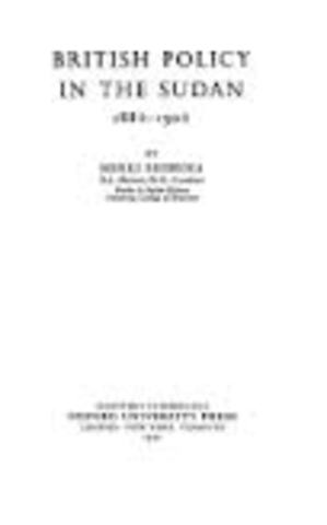 Britain’s South Policy in Sudan