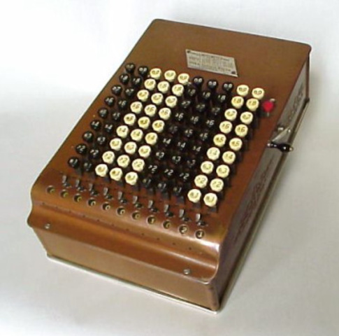 Calculadoras mecanicas.