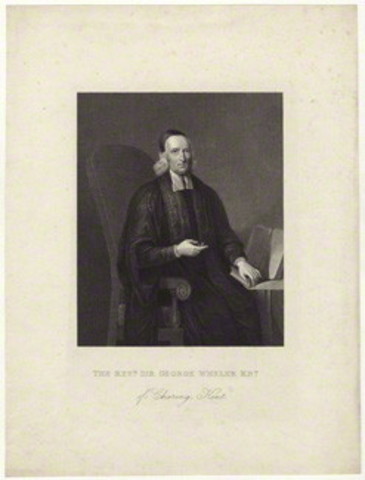 George Wheler wheels past the theatre