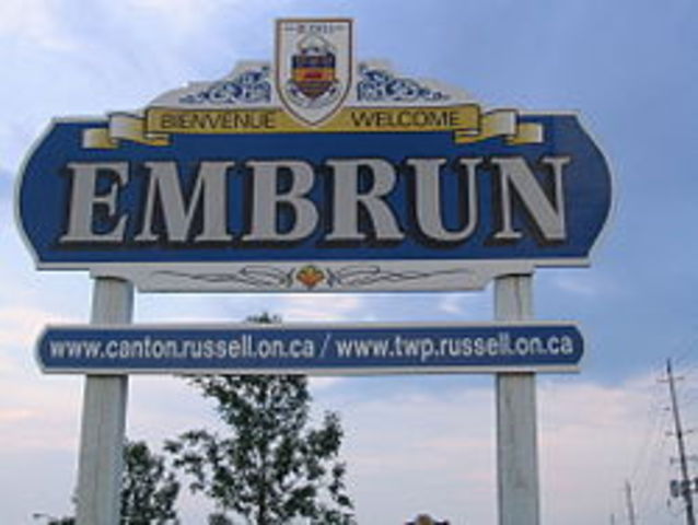 the creation of embrun ontario