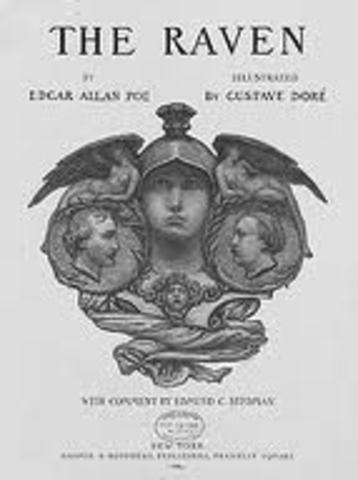 Poe publishes the poem, The Raven.