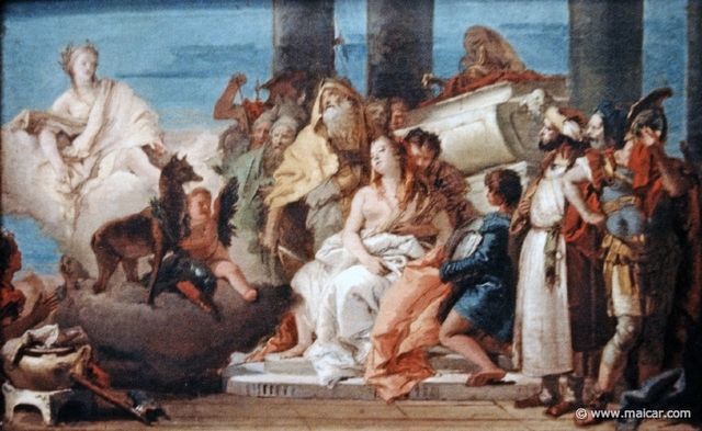 Wedding of king pelius and thetis