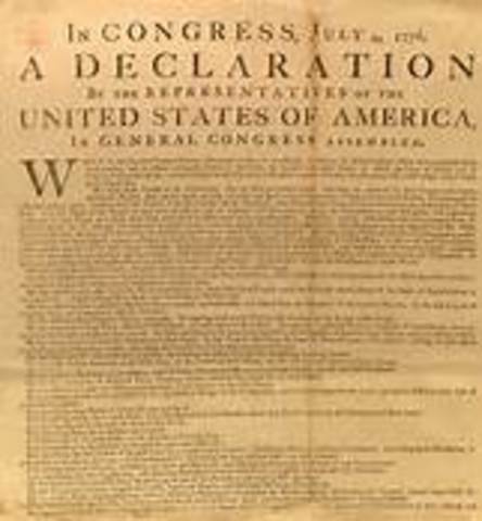 Adoption of the Declaration of Independence