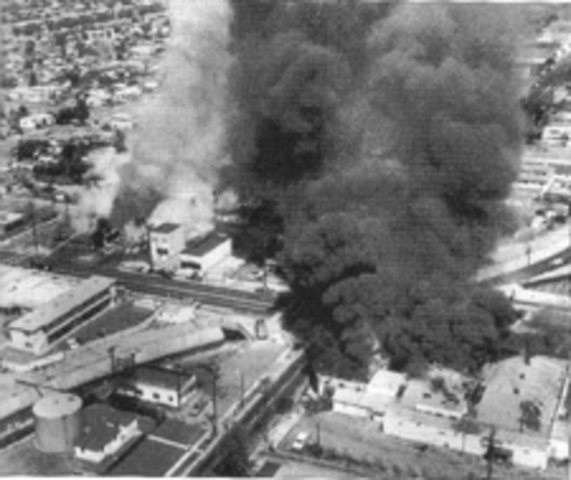 Watts riots begin