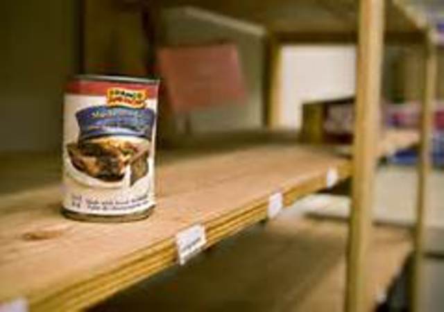 Food shortage in the west