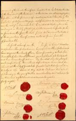 Signing of the Treaty of Gaudalupe Hidalgo