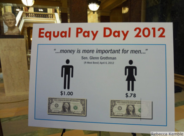 Equal Pay Rally In Madison