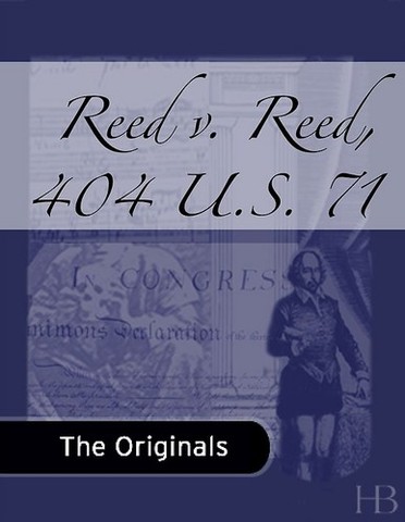 Reed v. Reed