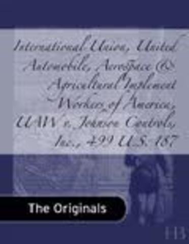 International Union, UAW v. Johnson Controls, Inc.