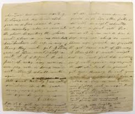 Poe writes his first poem