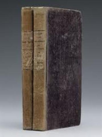 Poe's story collection, Tales of the Grotesque and Arabesque, is published in two volumes