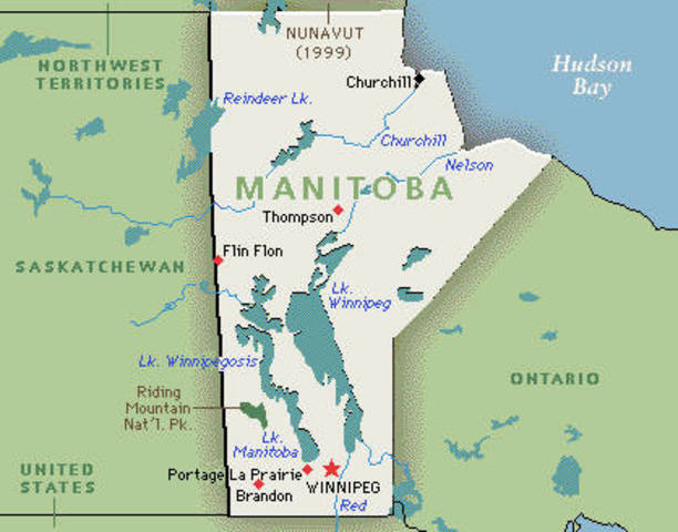 Manitoba becomes new province of Canada