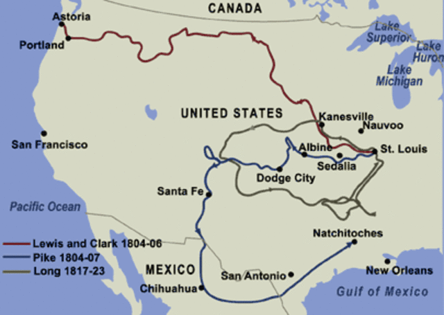 Exploration of the West, 1800s-1820s