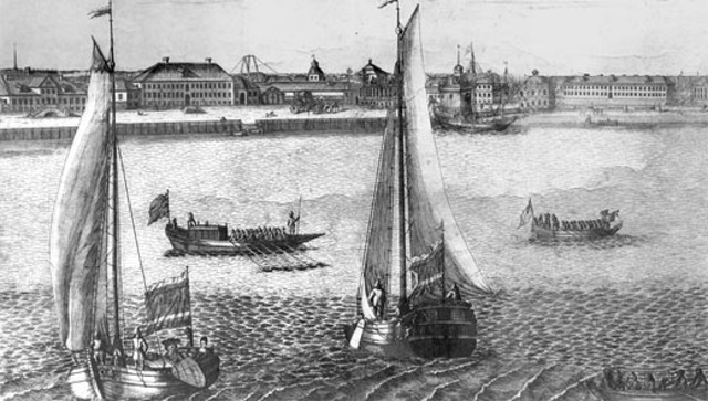 Peter the Great builds St.Petersburg