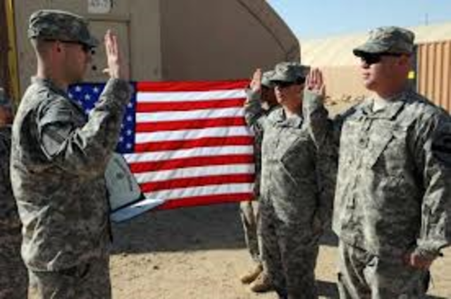 Poe enlists in the U.S. Army and shortly after his first book is published.