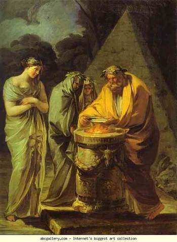 Goya, Sacrifice to Vesta