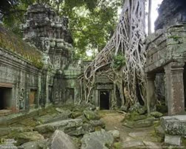 Angkor Wat is abandoned