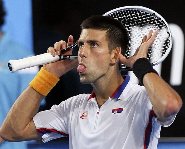 Djokovic won the Australian Open, Wimbledon, and U.S. Open