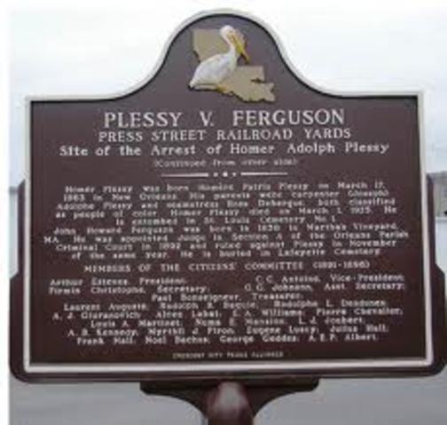plessy vs. Ferguson