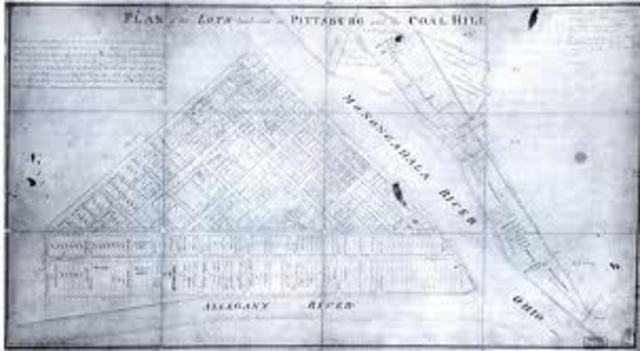 : Pittsburgh’s street plan laid out.