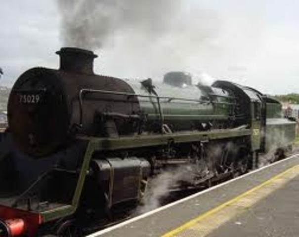 Opening of the first railway