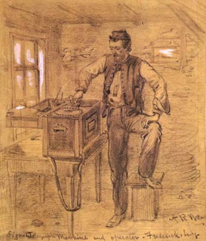 First telegraph message transmitted