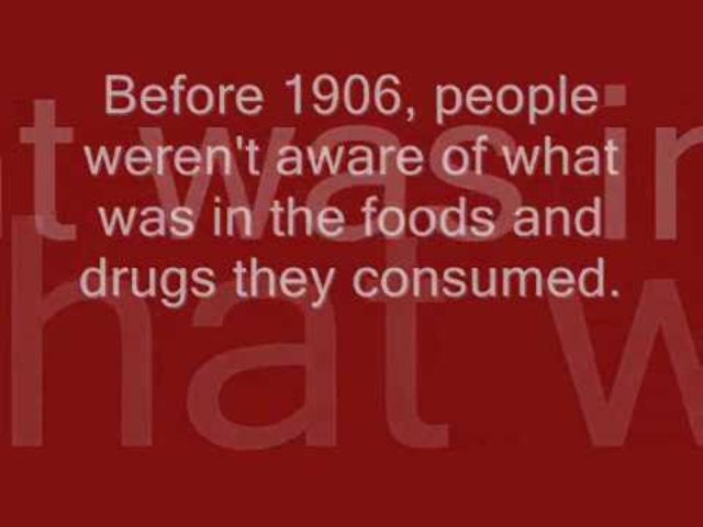 Pure food and drug Act