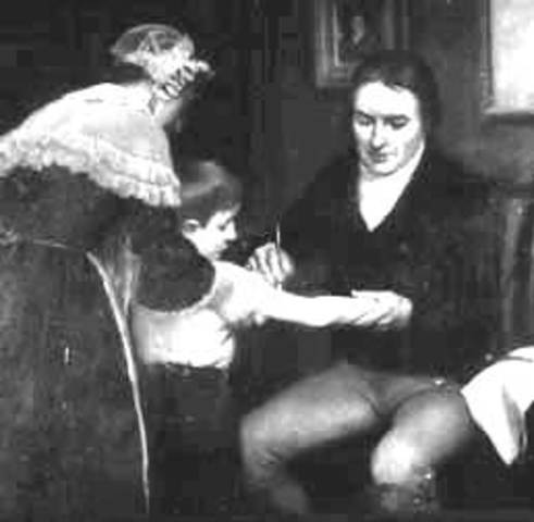 edward jenner experimenta con la primera vacuna