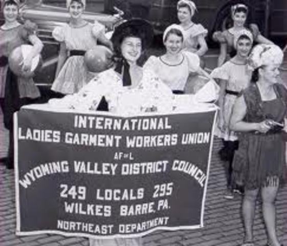 Founding of the International Ladies' Garment Workers Union