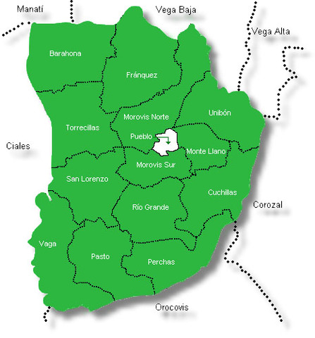 Lista de los barrios de Morovis