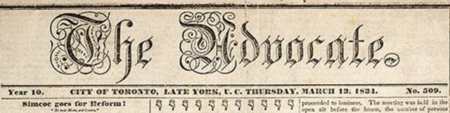 Colonial Advocate Begins