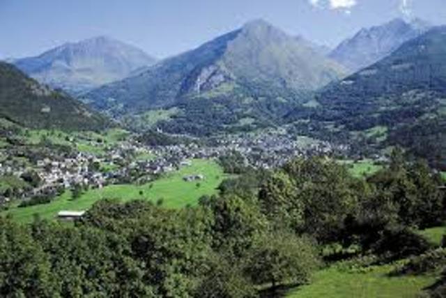 I went to Luz Saint Sauveur (France) for visit my sister