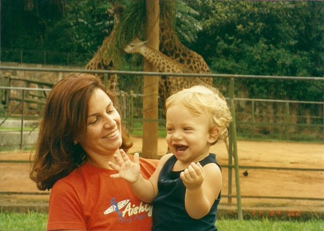 Rodrigo foi ao zoológico