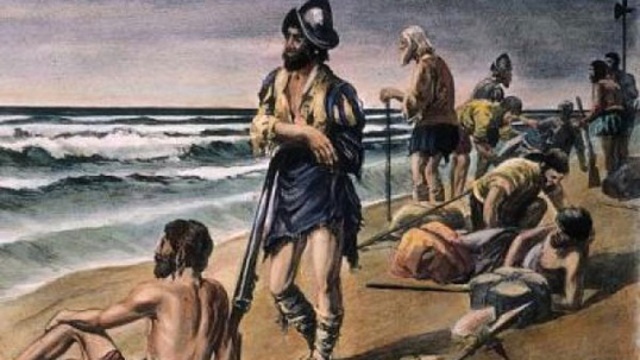 De Vaca Discovers Texas