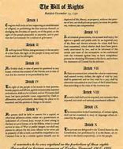 Bill of Rights signed