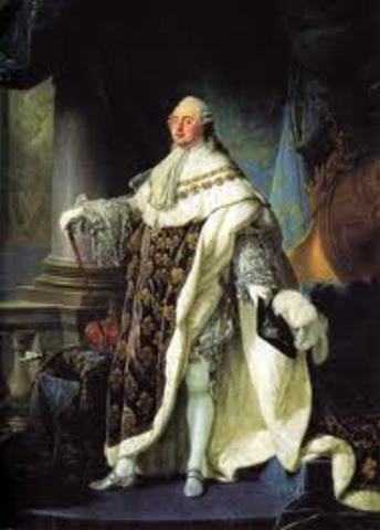Louis XVI becomes king of France.