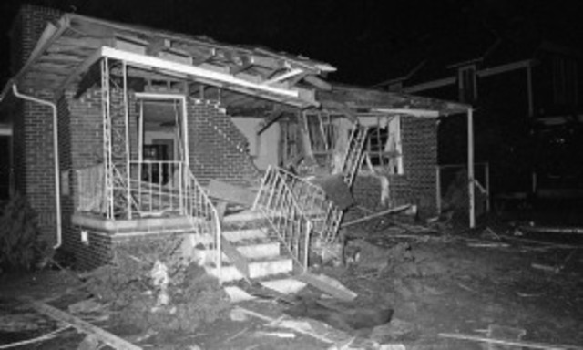 King's house is bombed.