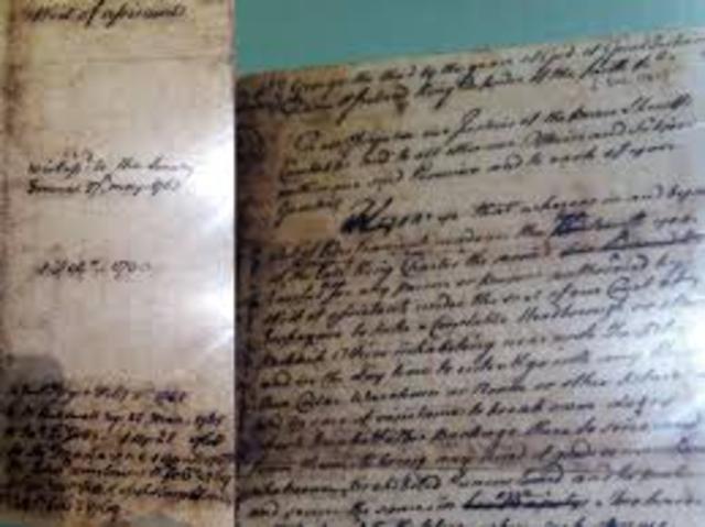 The Writs of assistance