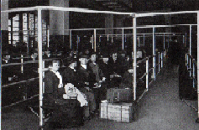 Exiting Containmant in Ellis Island