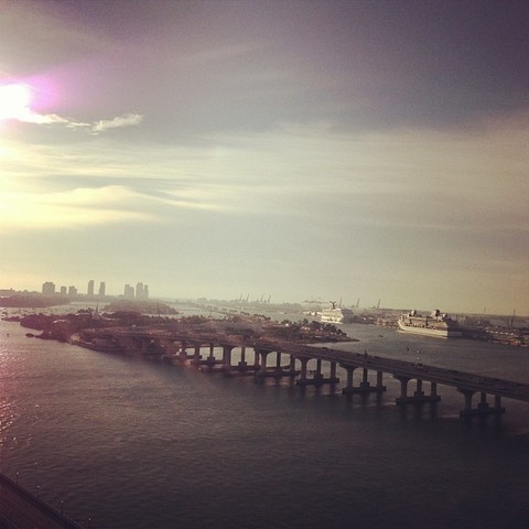 I went to Miami (FL).