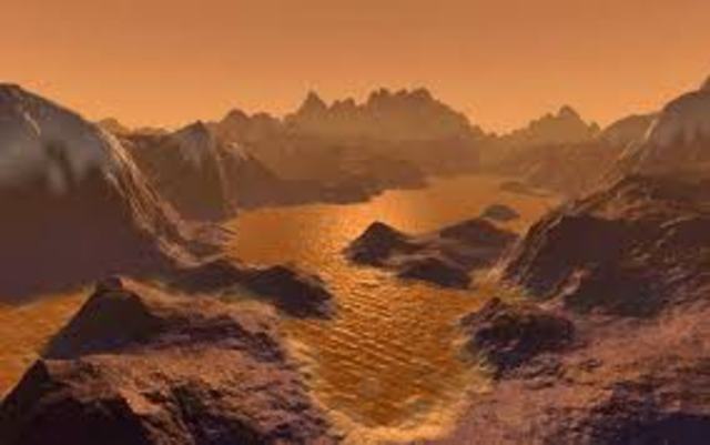 lagos de metano em Titã